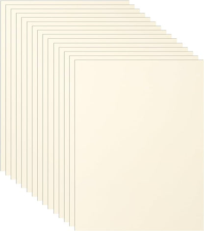 Guakicae 40 Sheets Cream Cardstock 8.5 x 11 Off White Paper, 75lb Premium Ivory by Guakicae
