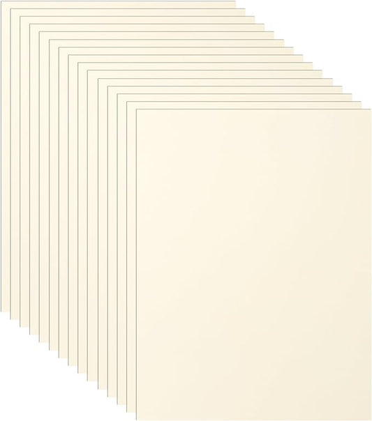 Guakicae 40 Sheets Cream Cardstock 8.5 x 11 Off White Paper, 75lb Premium Ivory by Guakicae
