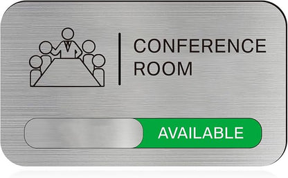 ANIWEY Acrylic Office Meeting Room Door Sign, 8.8 x 5.1 inches, Minimalist Style by ANIWEY