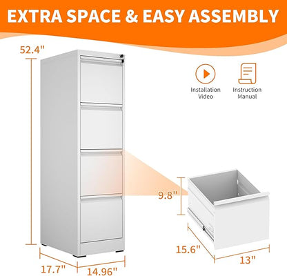 OPTYMIRA Metal File Cabinet - Image 3
