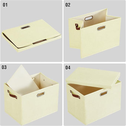 Roobyl 17" Large Collapsible Storage Bins - Image 6