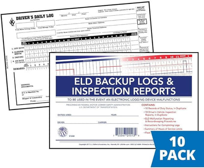 ELD Backup Driver Log Book 10-pk. - Image 2