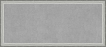 Amanti Art Silver Framed Magnetic Board 23x51 Oversize Vision Board by AmantiArt