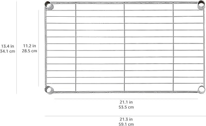 Amazon Basics 5-Shelf Adjustable, Storage Shelving Unit, Steel Organizer Wire - Image 3