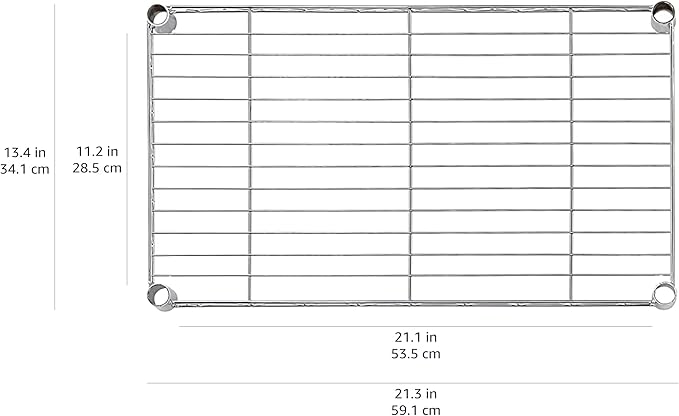 Amazon Basics 4-Shelf Adjustable, Storage Shelving Unit, Steel Organizer Wire - Image 3