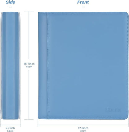 Sibonic 9 Pocket TopLoader Binder, Holds 360 3”x4” Toploader Hard Cases - Image 2
