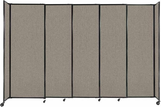 Versare Straightwall Sliding Portable Wall Partition | Freestanding Office by VERSARE
