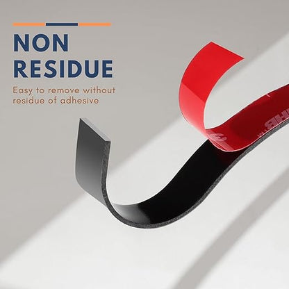 Bulina Double Sided Mounting Tape 5925 VHB 1" Width Black Foam Tape High Bond - Image 3