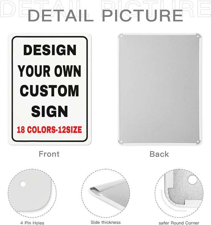 Custom Outdoor Metal Personalized Sign - Image 6
