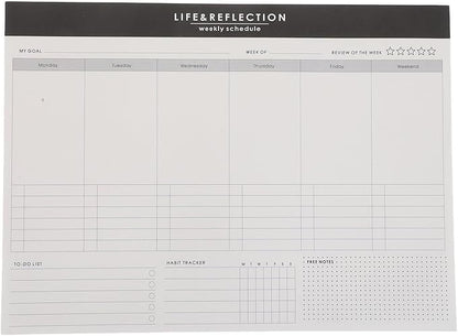 Generic 1 Book Work Goal Planning Notepad Weekly Planner by Unknown