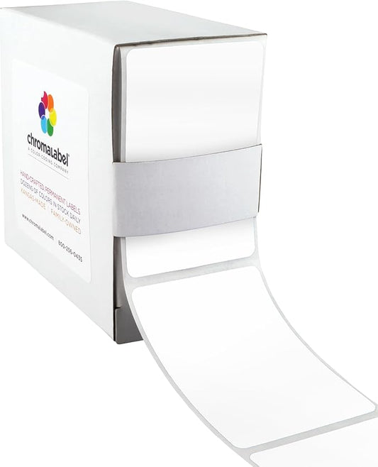 ChromaLabel 2 x 3 inch Permanent Color Code Rectangle Labels, 250 Labels per by ChromaLabel