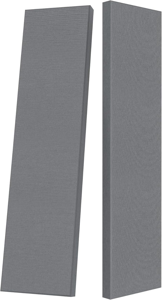 2” Thick Acoustic Panels with Hanging Brackets to the Wall, Light Grey by UMIACOUSTIC