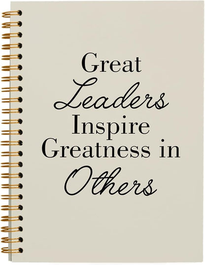 OXW Beige Notebooks for Work, Employee Appreciation Gifts, Leadership Gifts by Unknown