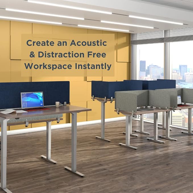 Desk Divider; Sound Absorbing Panel and Sound Proof Dividers - Image 2