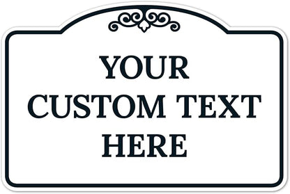 Custom Decorative Sign, Personalized Metal Sign by SigoSigns