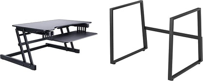 Rocelco 32" Height Adjustable Standing Desk Converter by Rocelco