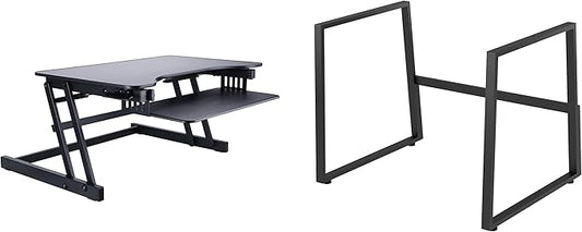 Rocelco 32" Height Adjustable Standing Desk Converter by Rocelco