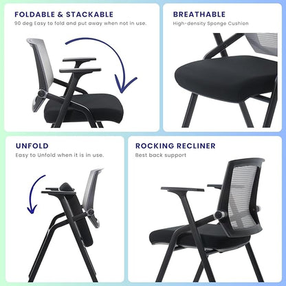 BLANEDUO, 10 Pack Foldable Office Chair - Image 4