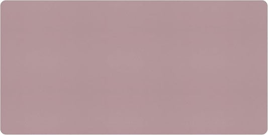 Bloss Pink Desk Mat, Large Mouse Pad, Non-Slip Desk Protector Mat, Leather Desk by Bloss