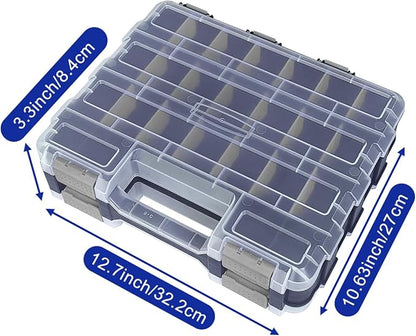 Double Side Tool Box Organizer, Hardware Storage Box, Portable Small Parts - Image 4