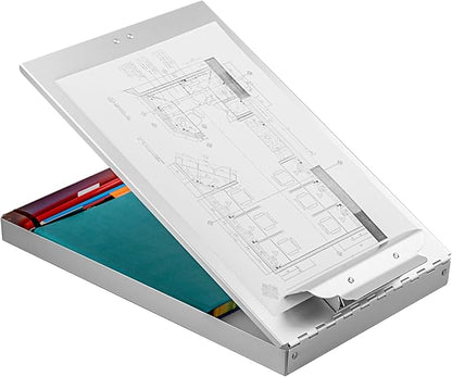 ZCZN Aluminum Clipboard with Storage, 4 Pack Recycled Metal Clipboard Box - Image 5