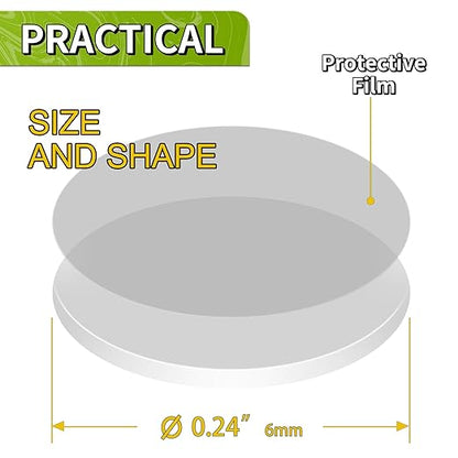 Piteno® 1200Pcs Double Sided Adhesive Dots, 0.24" Clear Removable Sticky - Image 2