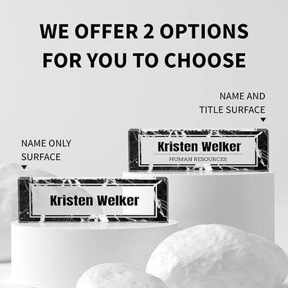 Custom Name Plate for Desk, Desk Name Plate Personalized, Office Decor for - Image 2