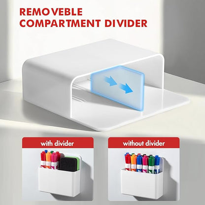 BEYGORM 2 Pack Plastic Magnetic Pen Holder - Image 4