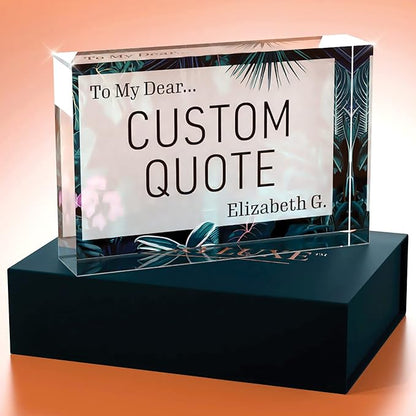 Custom Acrylic Sign Personalized, Custom Desk Name Plate, 18 Styles, - Image 3