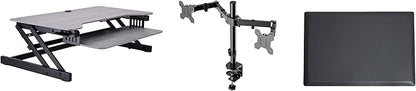 Rocelco 37.5" Height Adjustable Standing Desk Converter by Rocelco