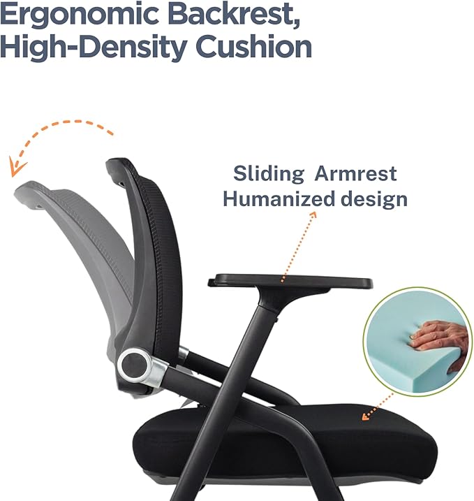 10 Pack Foldable Office Chairs - Image 3