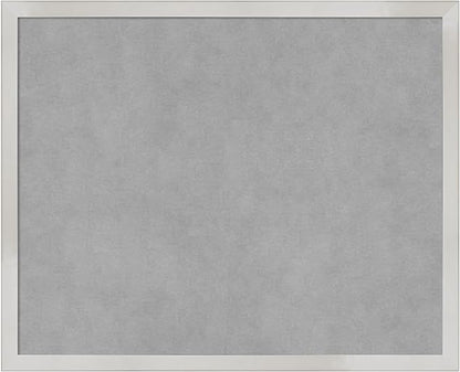 Amanti Art Silver Framed Magnetic Board 17x21 Small Vision Board by AmantiArt