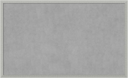 Amanti Art Silver Framed Magnetic Board 26x42 Large Vision Board by AmantiArt