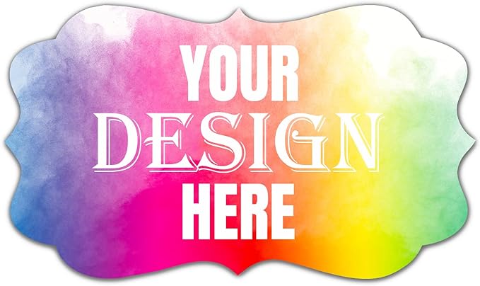 100-500 Custom Stickers Personalized Labels, Customized Stickers by LAUKIYE