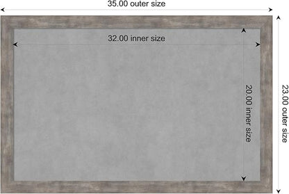 Amanti Art Silver Framed Magnetic Board 23x35 Large Vision Board - Image 4
