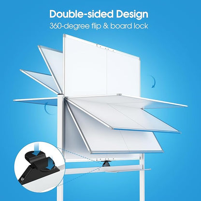 MaxGear Rolling Whiteboard on Wheels - Image 2
