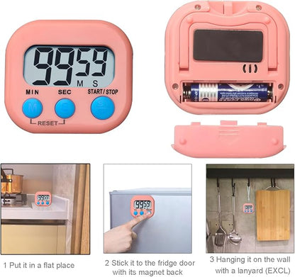 Digital Kitchen Timer, BESTWYA Electronic Timer - Image 6