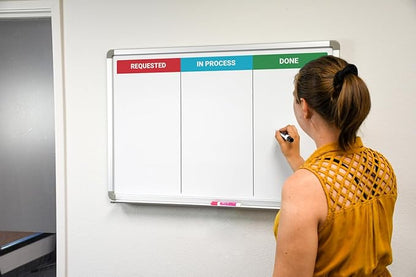 Kanban Whiteboard 36" x 24" - Image 4