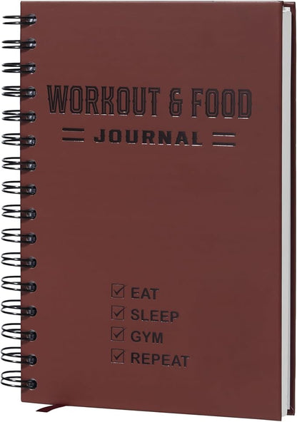 Nextnoid Hardcover Fitness & Food Journal by Nextnoid