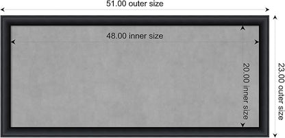 Amanti Art Black Framed Magnetic Board 23x51 Oversize Vision Board - Image 4