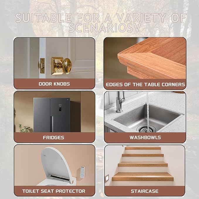 Baby Proofing Edge Protector for Kid Clear Edge Protector Strip Safety Corner - Image 6