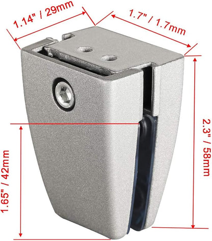 KSWLOR 20 PCS Office Desk Partition Support Bracket, Desk Divider Clamp - Image 7