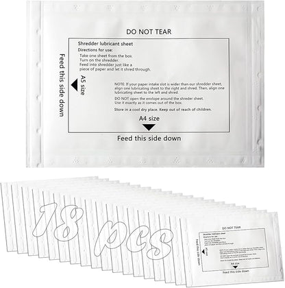 Ansoon Paper Shredder Lubricant Lubricating Sheets, Paper Shredder Oil by ansoon