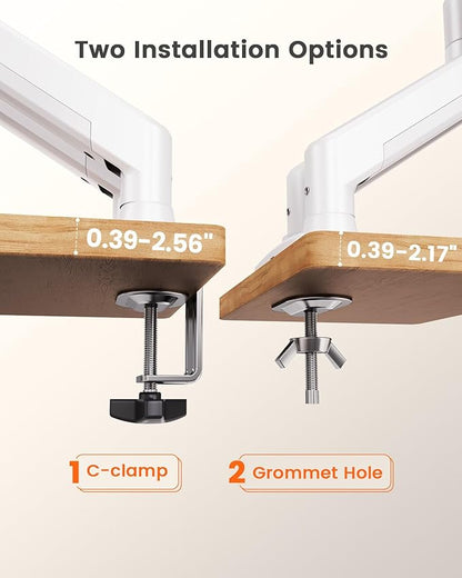 ErGear Dual Monitor Stand up to 32 inches Screen, Load-Bearing Max 22 lbs Each - Image 7