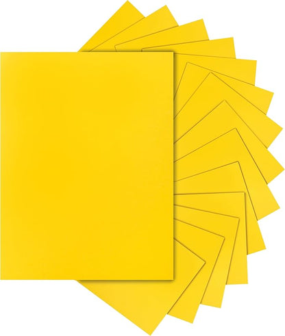 Silunkia 300 Sheets Yellow Cardstock 8.5 x 11 Crafting Paper, 75lb Thick Paper by Silunkia