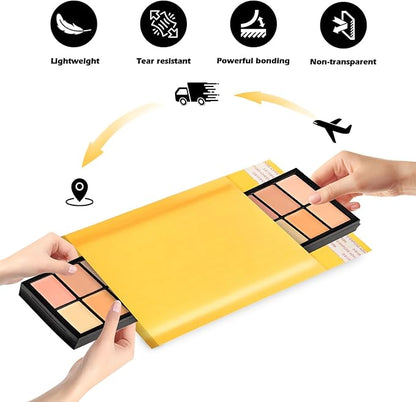 Ctarsthome 105Pack Yellow 3.5x5in Kraft Bubble Mailers Small Business Mailing - Image 6