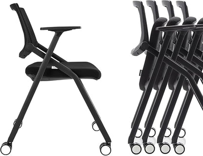 BROBRIYO, 10 Pack Stackable Conference Room Chairs by Brobriyo