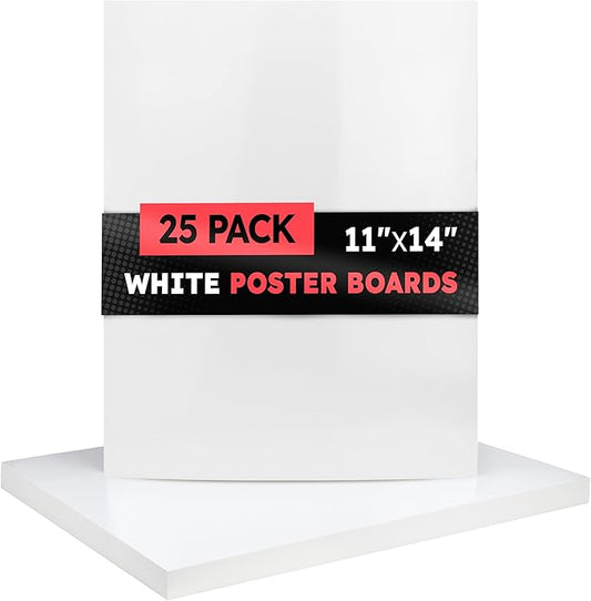 Hygloss Medium Poster Board 11x14 by HyglossProductsInc