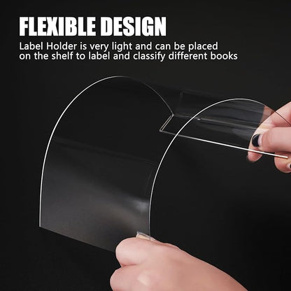 Containlol 50 Pcs Moveable Shelf Label Holders - Image 5