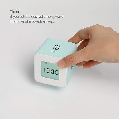 mooas Multi Cube Timer/Rotating Flip Clock Timer, Simple Operation, Digital - Image 5